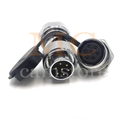 7 pins Waterproof Connector, WS20 Aviation Circular Industrial Equipment Plug - Image 1 of 4