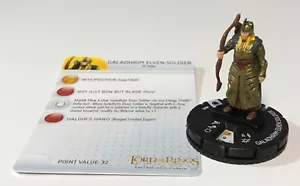 GALADHRIM ELFENSOLDAT #002 Herr der Ringe: Die zwei Türme LotR HeroClix - Bild 1 von 2