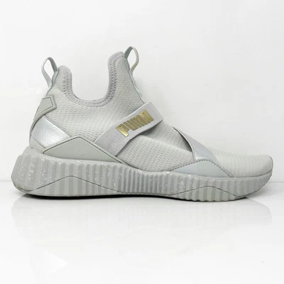 Puma Womens Defy Mid Metal 193044-02 Gray Running Shoes Sneakers Size 8.5 - Image 1 of 4