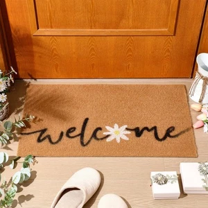Spring Easter Doormat Coir Door Mat Colorful Print Decoration Indoor Outdoor ... - Picture 1 of 6