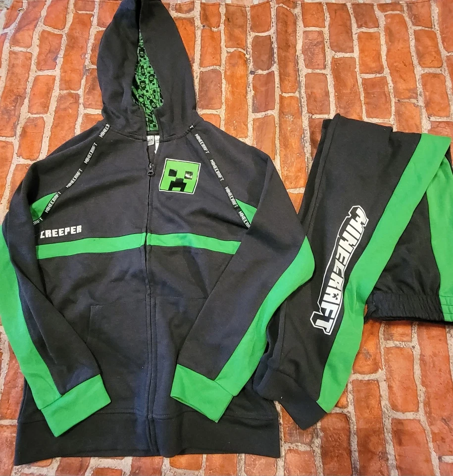 Minecraft Boys Jacket & Pant Set 10/12 10 12 - Image 1 of 1