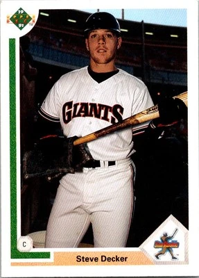 1991 Upper Deck #25 Steve Decker - Image 1 of 2