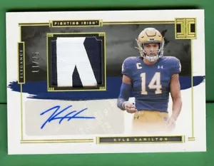 Kyle Hamilton 2022 Chronicles Impeccable Rook Jersey Auto 14/25 Notre Dame JSY # - Bild 1 von 2