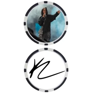 KENDRICK LAMAR - BILLBOARD TOP 100 ARTISTS POKER CHIP - SIGNED - Picture 1 of 2