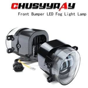 For TOYOTA YARIS 2007-2014 Pair Clear Lens Front Bumper Fog Light Lamp Assembly - Picture 1 of 12