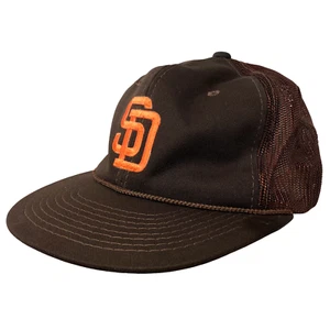 VTG Sports Specialties San Diego Padres Mesh Snapback Hat w/ ERROR NFL Tag - Picture 1 of 17