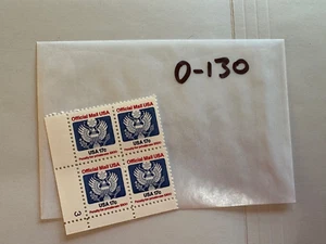 Bloque de placas EE. UU. - O-130 - Gran sello - peine. envío! - Imagen 1 de 1