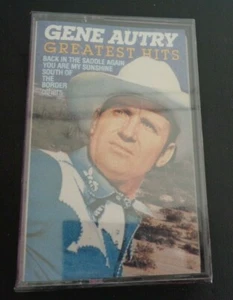 GENE AUTRY Greatest Hits 1986 Cassette Tape NEW Free Shipping SEALED - Picture 1 of 2