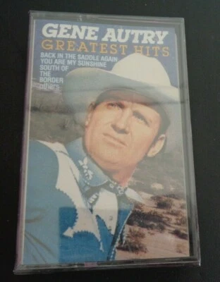 GENE AUTRY Greatest Hits 1986 Cassette Tape NEW Free Shipping SEALED - Image 1 of 2