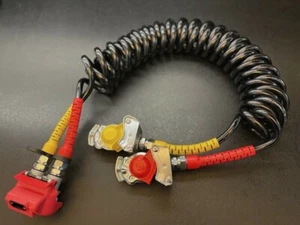 Duomatic Umrüstsatz Duo-Matic Schnellkupplung Satz Kupplungsköpfe Rot Gelb Wabco - Imagen 1 de 3