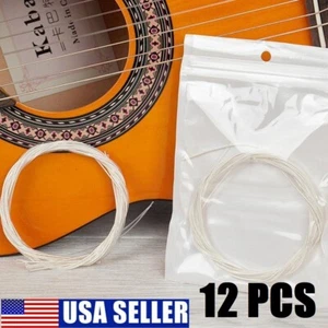 12pcs Strings Replacement Nylon String For Acoustic Classical Guitar Music Tool - Picture 1 of 16
