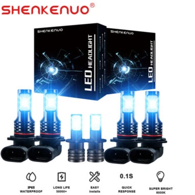 Fit For Jaguar Vanden Plas 1995-1997 LED Headlight Bulbs High Low Beam Fog Light Foto 1 de 4