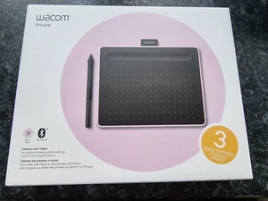 Wacom Intuos S Bluetooth Pen Tablet Inalámbrica Tablet Gráfica Berry Rosa Nuevo & Sello - Imagen 1 de 3