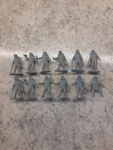 Lote (12) Figuras de Acción Astronauta Plástico Gris 2" - Imagen 1 de 6