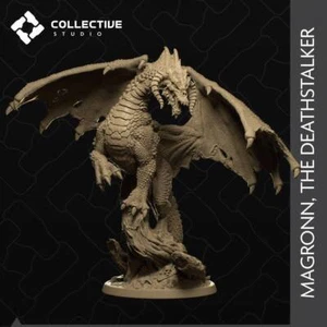 Magronn The DeathStalker, Black Dragon | Tabletop Gaming Mini or Display Figure - Picture 1 of 9