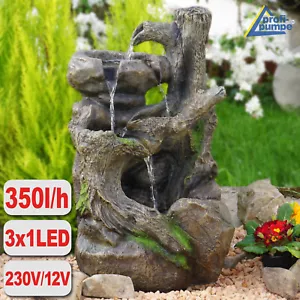 GARTENBRUNNEN SPRINGBRUNNEN ZIMMERBRUNNEN ZIER BRUNNEN KASKADEN INNEN AUßEN 230V - Bild 1 von 7