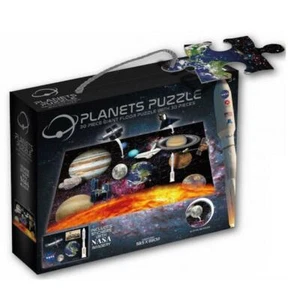 Giant 30pc Planets Solar System Floor Jigsaw Puzzle 3D NASA Stickers Kids 3+ - Picture 1 of 1