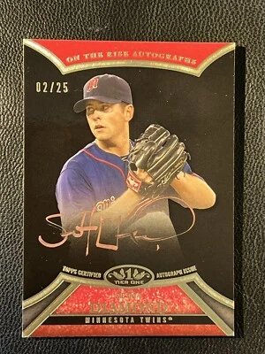SCOTT DIAMOND 2013 Topps Tier One Rose Ink Auto 2/25 - Image 1 of 2