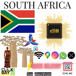 [eSIM] South Africa Travel e-SIM High-Speed 4G/5G Data for 30 Days (Data only) - Photo 1 sur 1