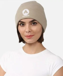 FOREVER 21 Women's Tan White Plain Beanie One Size Hat NWT - Picture 1 of 4