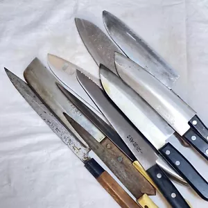 Japanese Chef's Kitchen Knives Hocho Lot of 10  From Japan Seki Magoroku WT2-2N - Picture 1 of 20