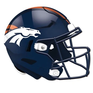 Denver Broncos Sign Wall Art Helmet Sign 24" - Picture 1 of 1