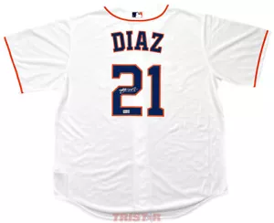 Yainer Diaz Signed Autographed Houston Astros Nike Replica Jersey TRISTAR - Picture 1 of 3
