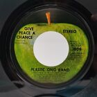 Plastic Ono Band Give Peace A Chance w/ juke strip 45rpm 7" Vinyl Record