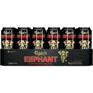 24x 0,5L Dosen Carlsberg Elephant Beer extra strong Starkbier 10.5% Vol E 3,6€/L - Bild 1 von 3