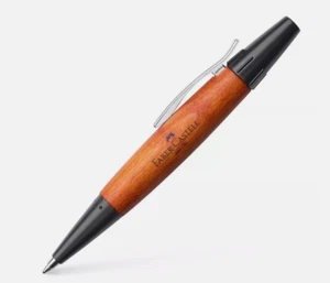 FABER CASTELL NEW!! PENNA SFERA E-MOTION WOOD IN LEGNO DI ACERO - Picture 1 of 1