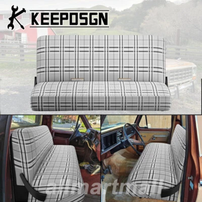 Cubiertas de asiento de banco manta silla de montar coche antiguo para Dodge Ram 3500 protección de tamaño completo Foto 1 de 4