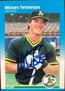 Mickey Tettleton Autographed 1987 Fleer #407 - Picture 1 of 1