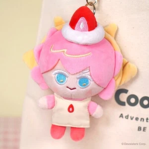 Cookie Run Kingdom Strawberry Crepe Crash Plushie Keychain Keyring Charm Plush - Picture 1 of 3