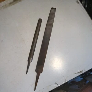 2 NICHOLSON  files  Mill smooth & half moon smooth  - Picture 1 of 11