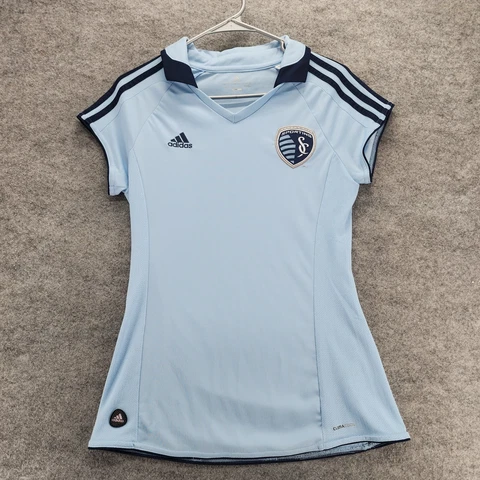 Sporting Kansas City Jersey Womens Medium Adidas MLS Soccer Cover