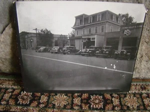 1930's Photo Riverside NJ Chevy Dealership Main Street Architecture Businesses - Picture 1 of 9