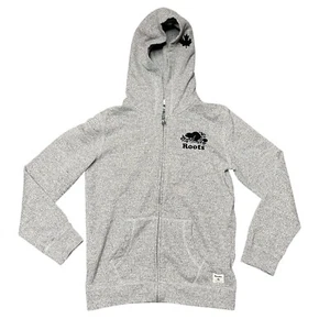 Roots Kids Canada Hoodie Full Zip Jacket Marled Gray Size XXL (13-14 years) - Picture 1 of 11