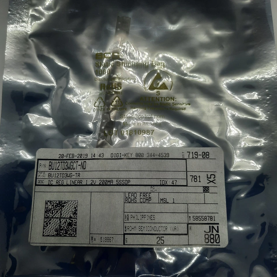 25pcs, ,ANALOG DEVICE, ADA4805-1ARJZ-R7, IC OPAMP GP 1 CIRCUIT SOT23-6 - Image 1 of 1