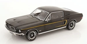 Scala 1:12 KK Ford Mustang GT Fastback 1968 nero - Foto 1 di 8