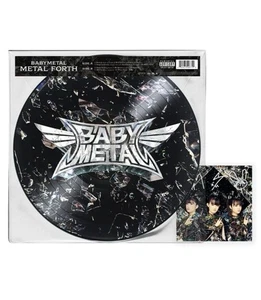 Babymetal Metal Forth Shattered Glass Picture Disc + Signed Art Card NEW SEALED - Picture 1 of 1