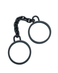 Gefangenen Fesseln Requisite Kette Häftling Kostüm Zubehör Halloween Deko siehe Fotos - Bild 1 von 5