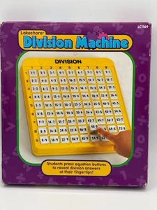 Lakeshore DIVISION Machine Teaching Math Education Learning Excellent Condition - Picture 1 of 7