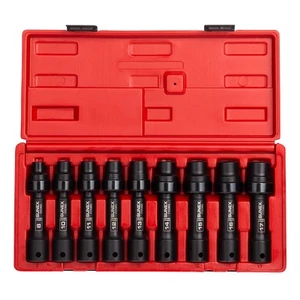 2695, ½ Inch Drive Driveline Limited Clearance Socket Set, 12-Point, 9-Piece,... - Picture 1 of 5