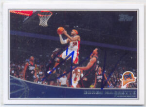 COREY MAGGETTE GOLDEN STATE WARRIORS SIGNED CARD MAGIC DETROIT PISTONS CLIPPERS
