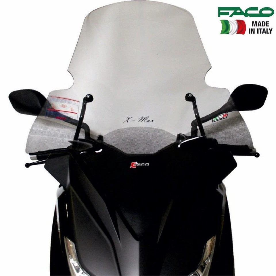 FACO 23336 PARABREZZA TRASPARENTE CON ASTE FOR YAMAHA YPR X MAX ABS 125 2014 201