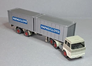 Wiking Hanomag Henschel Alucontainer Sattelzug Hapag Lloyd ohne Ufschz 1970-74 - Bild 1 von 6