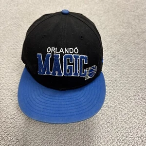 New Era Hardwood Classics NBA Orlando Magic Black/Blue 9Fifty Snapback Hat - Picture 1 of 6