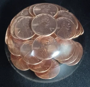 Vintage Virg's Testers Inc 1974 Penny Paperweight - Picture 1 of 7