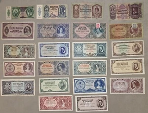 HUNGARY WW2 22 pcs Collection Banknotes (VF-XF) 1.000.000 B.PENGO serie (III.) - Picture 1 of 12