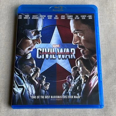 Captain America 3: Civil War (Blu-ray 2016) (MCU 13) Marvel Iron Man Chris Evans - Image 1 of 4